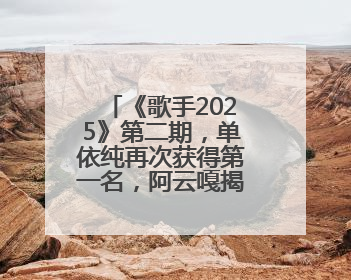 《歌手2025》第二期，单依纯再次获得第一名，阿云嘎揭榜失败