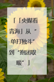 「央媒看青海」从“单打独斗”到“抱团取暖”