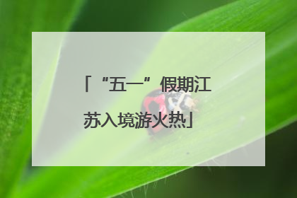 “五一”假期江苏入境游火热