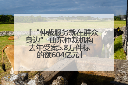 “仲裁服务就在群众身边” 山东仲裁机构去年受案5.8万件标的额604亿元