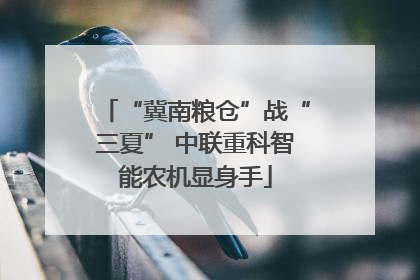 “冀南粮仓”战“三夏” 中联重科智能农机显身手