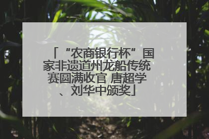 “农商银行杯”国家非遗道州龙船传统赛圆满收官 唐超学、刘华中颁奖