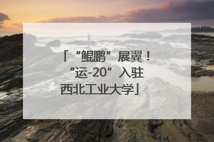 “鲲鹏”展翼！“运-20”入驻西北工业大学