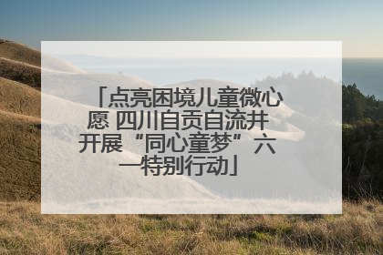 点亮困境儿童微心愿 四川自贡自流井开展“同心童梦”六一特别行动