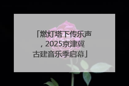 燃灯塔下传乐声，2025京津冀古建音乐季启幕