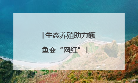 生态养殖助力鳜鱼变“网红”