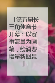 第五届长三角体育节开幕：以赛事流量为画笔，绘消费增量新图景