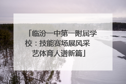 临汾一中第一附属学校：技能赛场展风采 艺体育人谱新篇