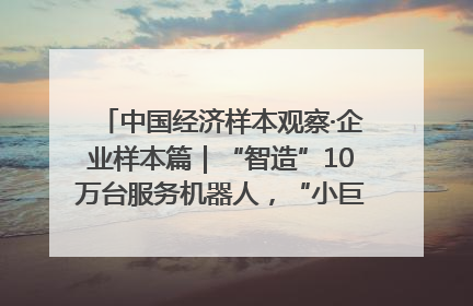 中国经济样本观察·企业样本篇｜“智造”10万台服务机器人，“小巨人”擎朗有大梦想