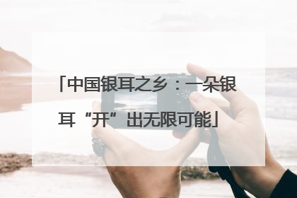 中国银耳之乡：一朵银耳“开”出无限可能
