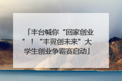 丰台喊你“回家创业”！“丰翼创未来”大学生创业争霸赛启动