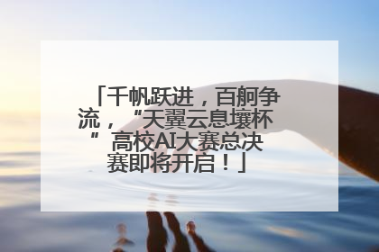 千帆跃进，百舸争流，“天翼云息壤杯”高校AI大赛总决赛即将开启！