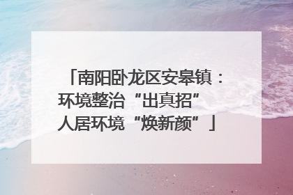 南阳卧龙区安皋镇：环境整治“出真招” 人居环境“焕新颜”