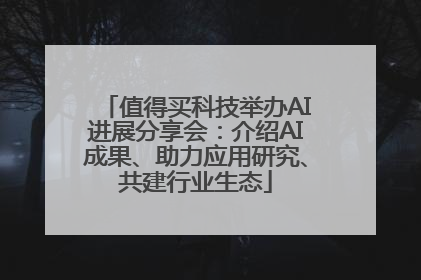 值得买科技举办AI进展分享会：介绍AI成果、助力应用研究、共建行业生态