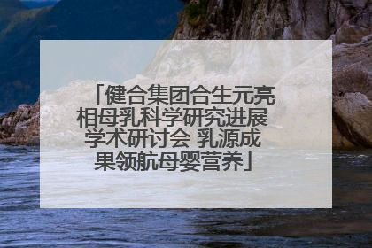 健合集团合生元亮相母乳科学研究进展学术研讨会 乳源成果领航母婴营养