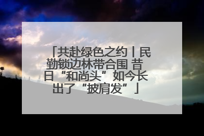 共赴绿色之约丨民勤锁边林带合围 昔日“和尚头”如今长出了“披肩发”