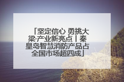 坚定信心 勇挑大梁·产业新亮点丨秦皇岛智慧消防产品占全国市场超四成