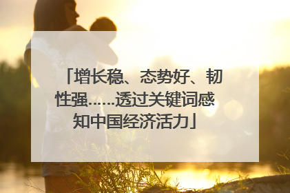 增长稳、态势好、韧性强……透过关键词感知中国经济活力