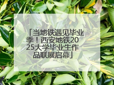 当地铁遇见毕业季！西安地铁2025大学毕业生作品联展启幕