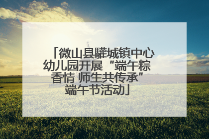 微山县驩城镇中心幼儿园开展“端午粽香情 师生共传承”端午节活动
