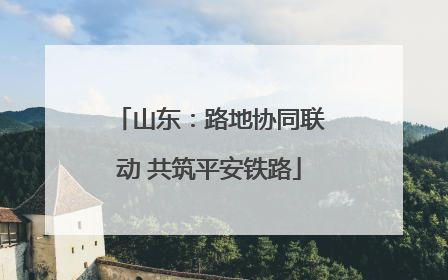 山东：路地协同联动 共筑平安铁路