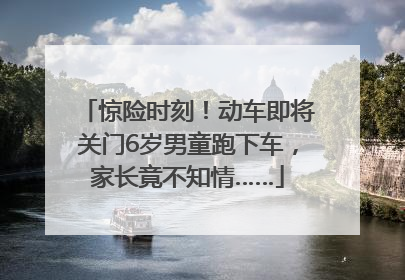 惊险时刻！动车即将关门6岁男童跑下车，家长竟不知情……