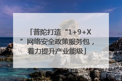 普陀打造“1+9+X”网络安全政策服务包，着力提升产业能级
