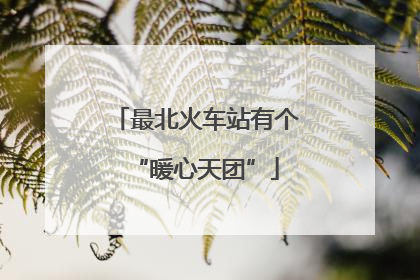 最北火车站有个“暖心天团”