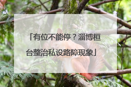 有位不能停？淄博桓台整治私设路障现象