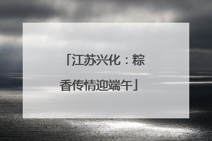 江苏兴化：粽香传情迎端午