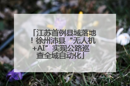 江苏首例县域落地！徐州沛县“无人机+AI”实现公路巡查全域自动化