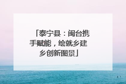 泰宁县：闽台携手赋能，绘就乡建乡创新图景