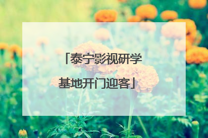 泰宁影视研学基地开门迎客