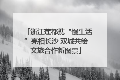 浙江莲都携“慢生活”亮相长沙 双城共绘文旅合作新图景