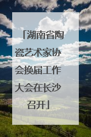 湖南省陶瓷艺术家协会换届工作大会在长沙召开