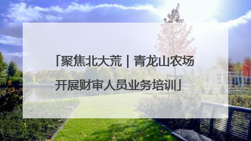 聚焦北大荒｜青龙山农场开展财审人员业务培训