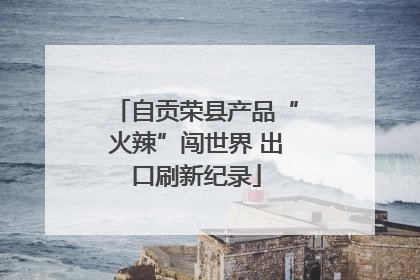 自贡荣县产品“火辣”闯世界 出口刷新纪录