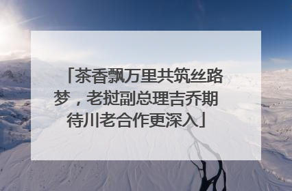 茶香飘万里共筑丝路梦，老挝副总理吉乔期待川老合作更深入