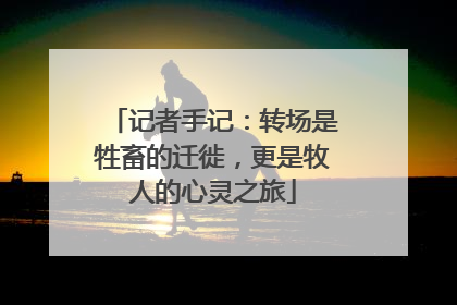 记者手记：转场是牲畜的迁徙，更是牧人的心灵之旅