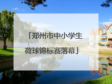 郑州市中小学生荷球锦标赛落幕