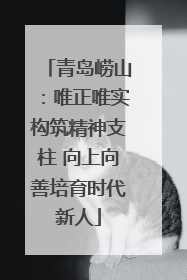 青岛崂山：唯正唯实构筑精神支柱 向上向善培育时代新人