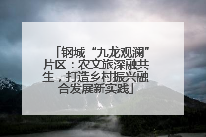钢城“九龙观澜”片区：农文旅深融共生，打造乡村振兴融合发展新实践