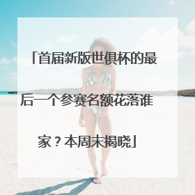 首届新版世俱杯的最后一个参赛名额花落谁家？本周末揭晓