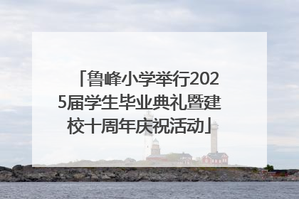 鲁峰小学举行2025届学生毕业典礼暨建校十周年庆祝活动