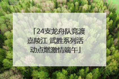 24支龙舟队竞渡嘉陵江 武胜系列活动点燃激情端午