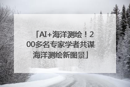 AI+海洋测绘！200多名专家学者共谋海洋测绘新图景