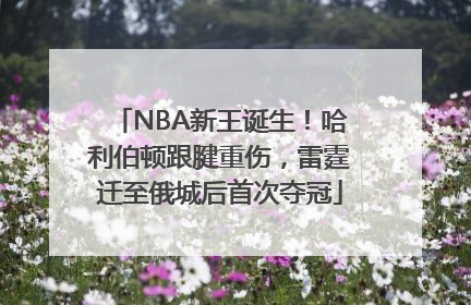 NBA新王诞生！哈利伯顿跟腱重伤，雷霆迁至俄城后首次夺冠