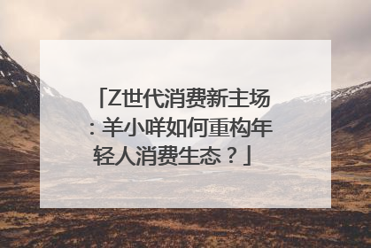 Z世代消费新主场：羊小咩如何重构年轻人消费生态？